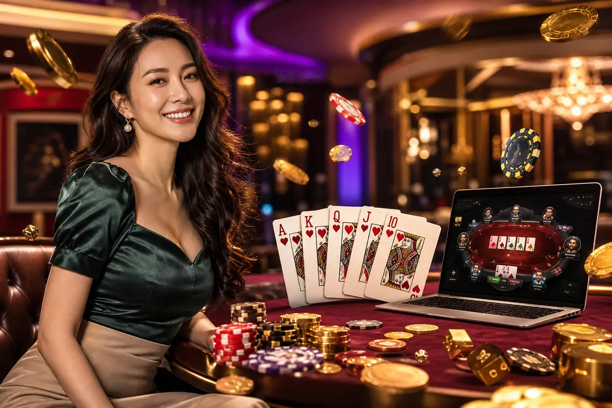 kbz777 Baccarat Live Dealer ဂိမ်းကစားနေသောမြင်ကွင်း
